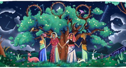 Indian women on Google Doodle