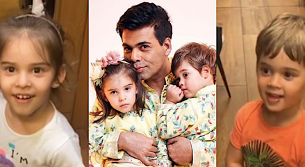 Karan Johar with kids